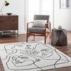 Livabliss Pisa Faces Machine Woven Rug