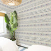 Mitchell Black x Gray Malin Riviera Stripe Wallpaper