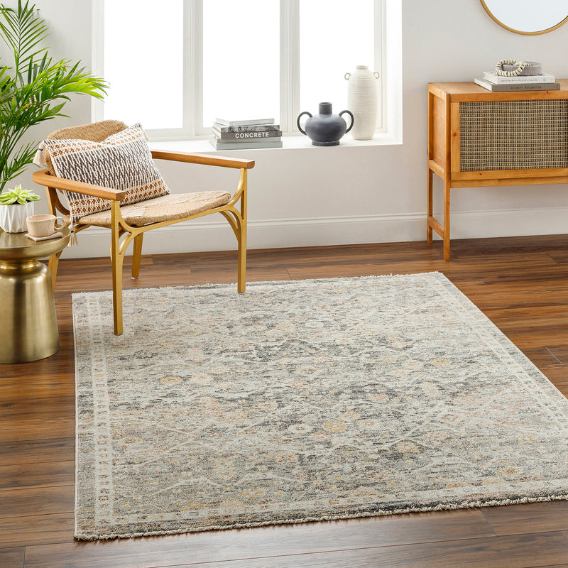 Livabliss Rojin Flowers Machine Woven Rug