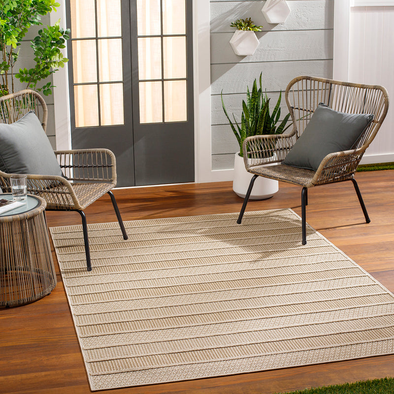 Livabliss Rockport Lines Indoor/Outdoor Rug