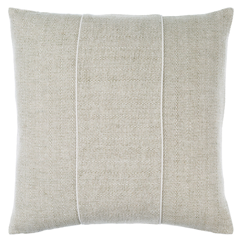 Stitched Bar Linen Throw Pillow