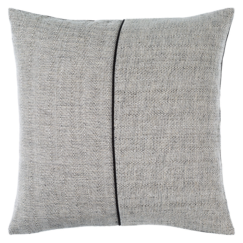 Stitched Line Linen Throw Pillow