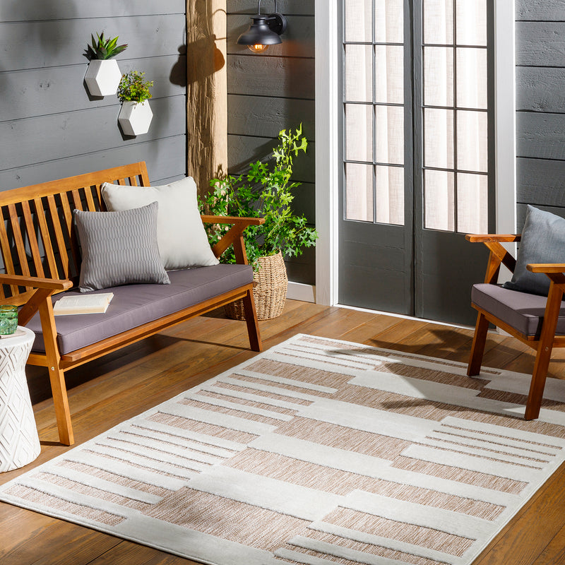 Livabliss San Diego Blocks Indoor/Outdoor Rug