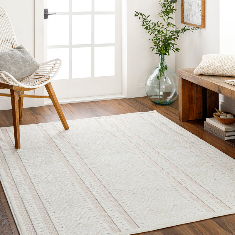 Livabliss San Diego Off-White Indoor/Outdoor Rug