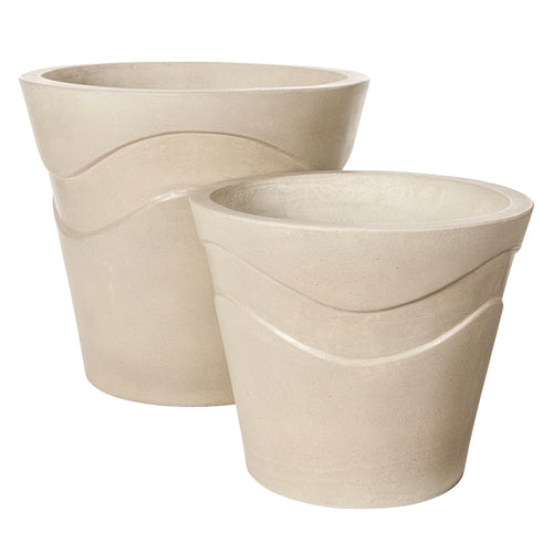 Seastone Wave Planter Set of 2