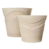 Seastone Wave Planter Set of 2