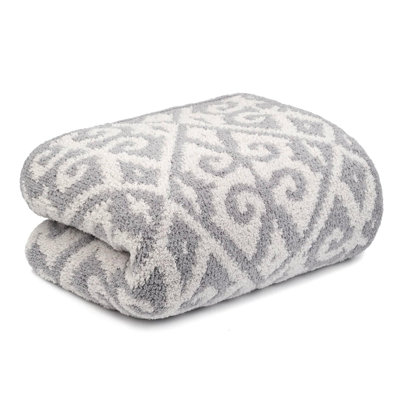 Kashwere Diamond Damask Throw Blanket