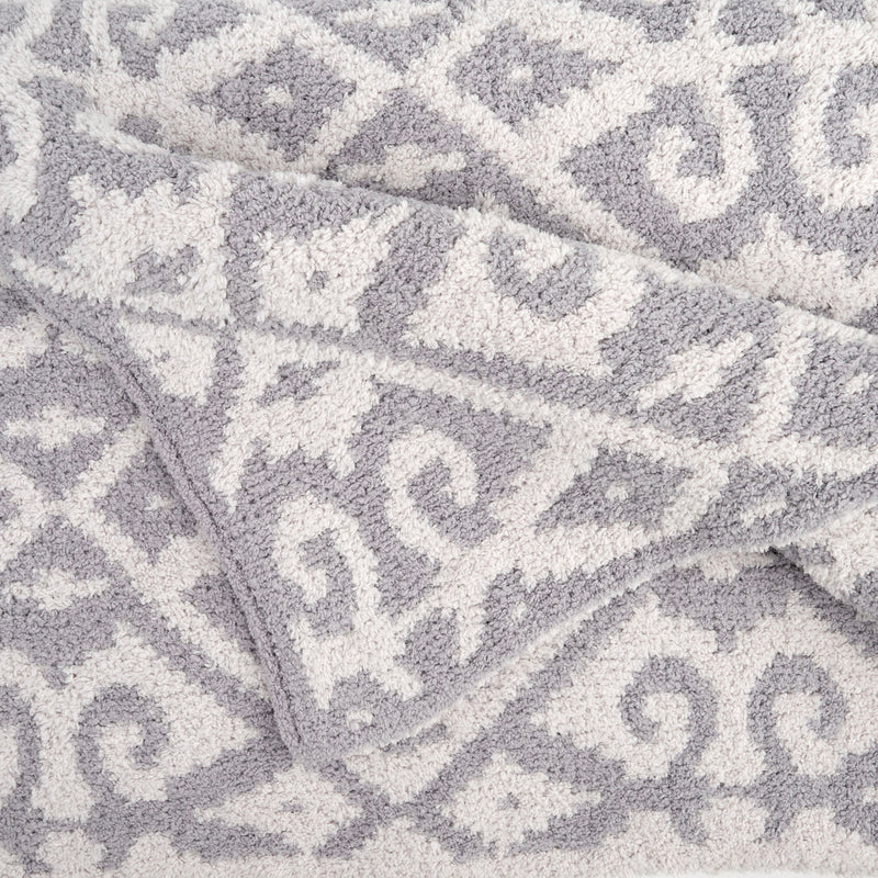 Kashwere Diamond Damask Throw Blanket