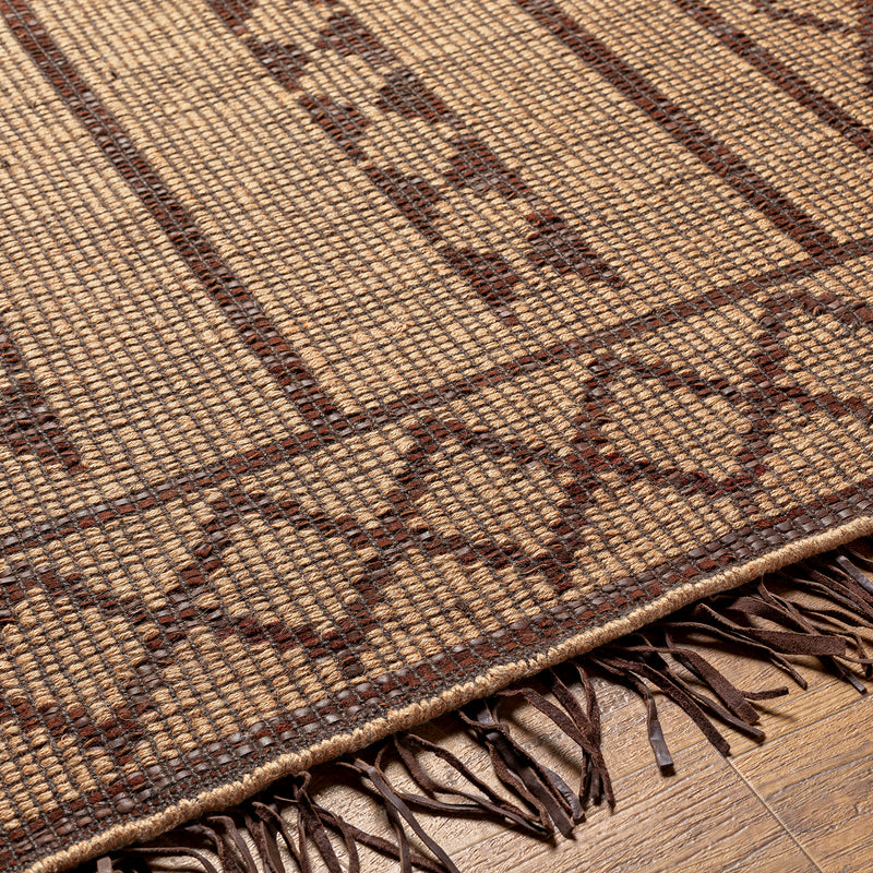 Surya Touareg Leather Hand Woven Rug