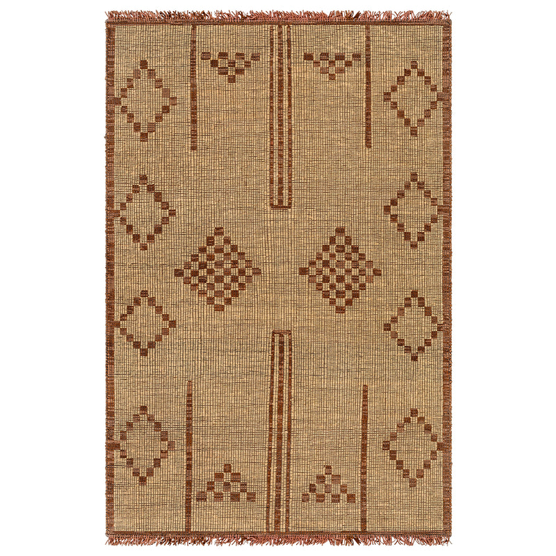 Livabliss Touareg Brown Hand Woven Rug