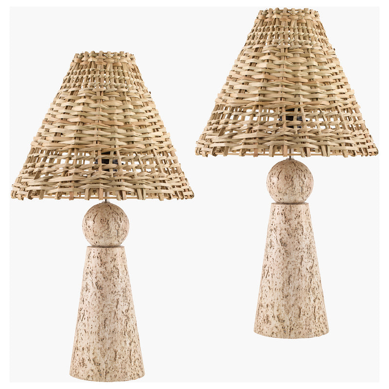 Teslin Accent Table Lamp Set of 2