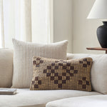 Twareg Check Lumber Throw Pillow