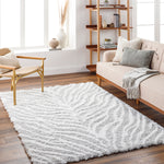 Livabliss Urban Shag Tiger Machine Woven Rug