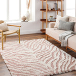 Livabliss Urban Shag Tiger Machine Woven Rug