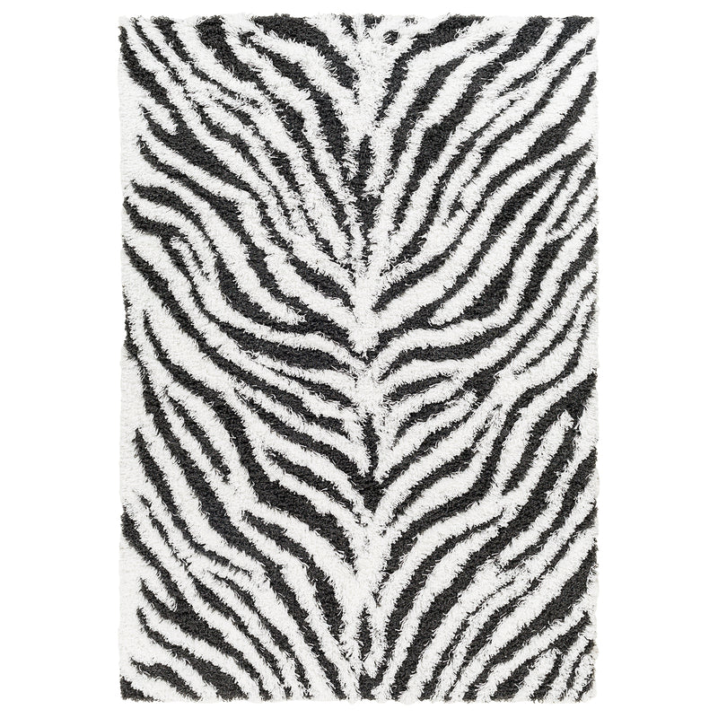 Livabliss Urban Shag Tiger Machine Woven Rug