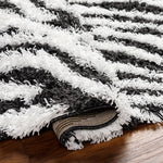 Livabliss Urban Shag Tiger Machine Woven Rug