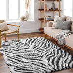 Livabliss Urban Shag Tiger Machine Woven Rug