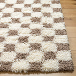 Livabliss Urban Shag Checker Machine Woven Rug