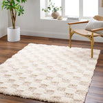 Livabliss Urban Shag Checker Machine Woven Rug