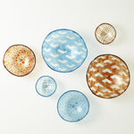 Global Views Fused Glass Wall Décor Set of 3