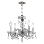 Crystorama Traditional Crystal 1064 4-Light Mini Chandelier