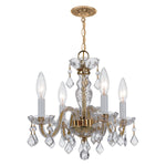 Crystorama Traditional Crystal 1064 4-Light Mini Chandelier