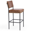 Four Hands Benton Leather Bar Stool Set of 2