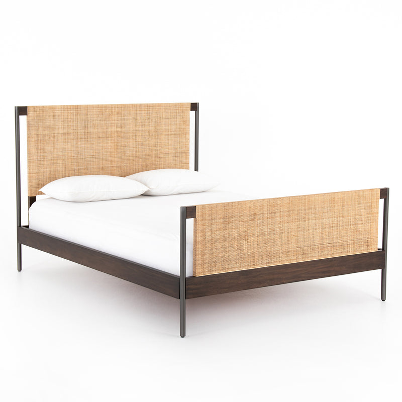 Four Hands Jordan Natural Cane Bed - Final Sale