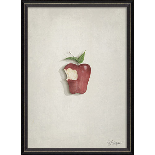 Snow White on White Framed Print