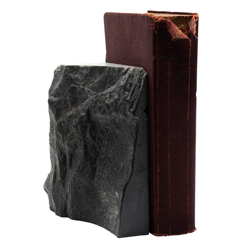 Smokey Marble Bookend Set