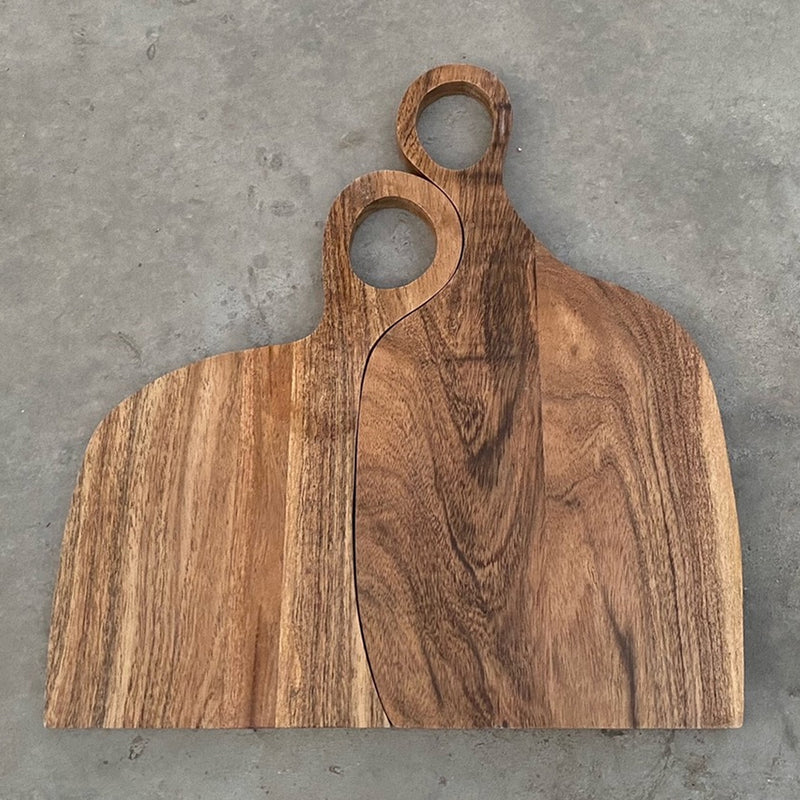 Mr & Mrs Wood Cheese Board Set