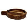 Rex Round Wood Serving Tray