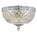 Crystorama Crystal 117 2-Light Flush Ceiling Mount