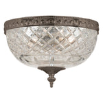 Crystorama Crystal 117 2-Light Flush Ceiling Mount