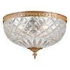 Crystorama Crystal 117 2-Light Flush Ceiling Mount