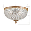 Crystorama Crystal 117 2-Light Flush Ceiling Mount