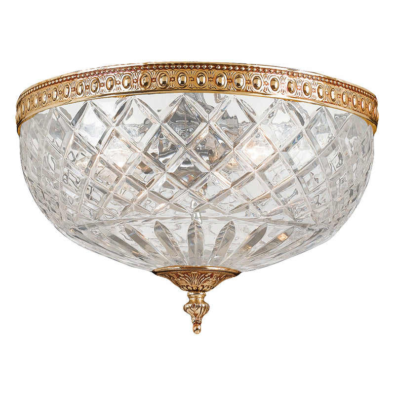 Crystorama Crystal 117 2-Light Flush Ceiling Mount