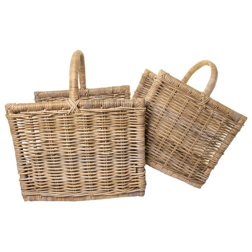 Hunter Log Basket Set of 2