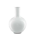 Currey & Co Imperial White Gourd Vase - Final Sale