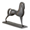 Currey & Co Assyrian Bronze Horse