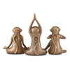 Currey & Co Zen Monkey Set of 3