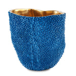 Currey & Co Jackfruit Cobalt Blue Vase - Final Sale