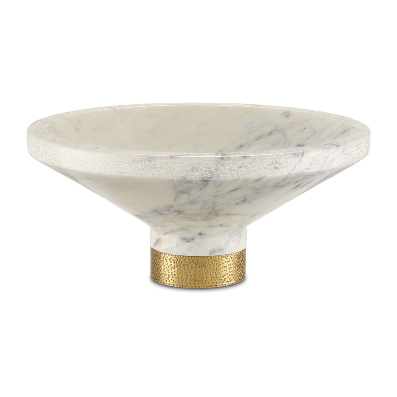 Currey & Co Vincent Marble Bowl