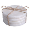 Zion Marble Round Coaster Set of 8