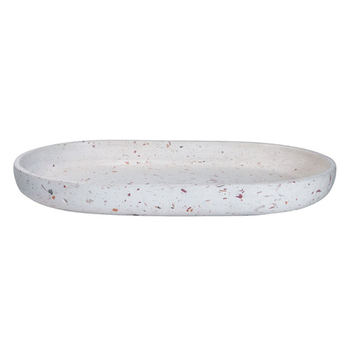 Lister Terrazzo Concrete Oval Tray