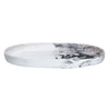 Lister Black Swirl Concrete Oval Tray