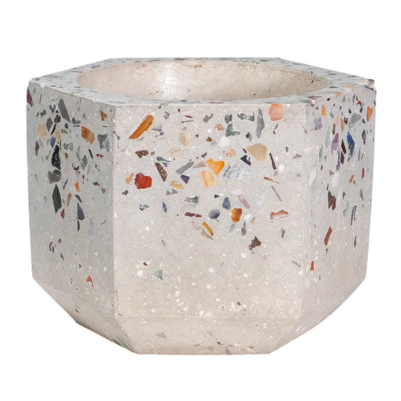 Hexagon Terrazzo Planter