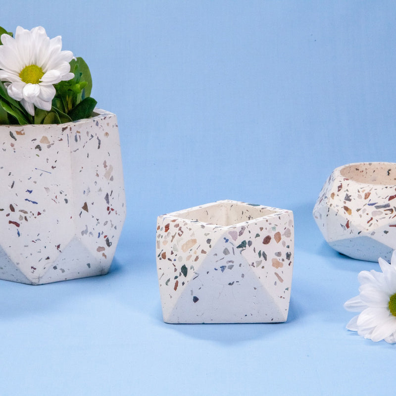 Hexagon Terrazzo Planter