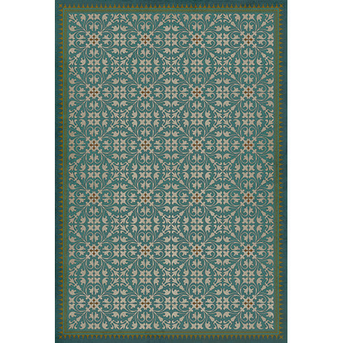 Pattern 21 - Contrariwise Vinyl Floorcloth