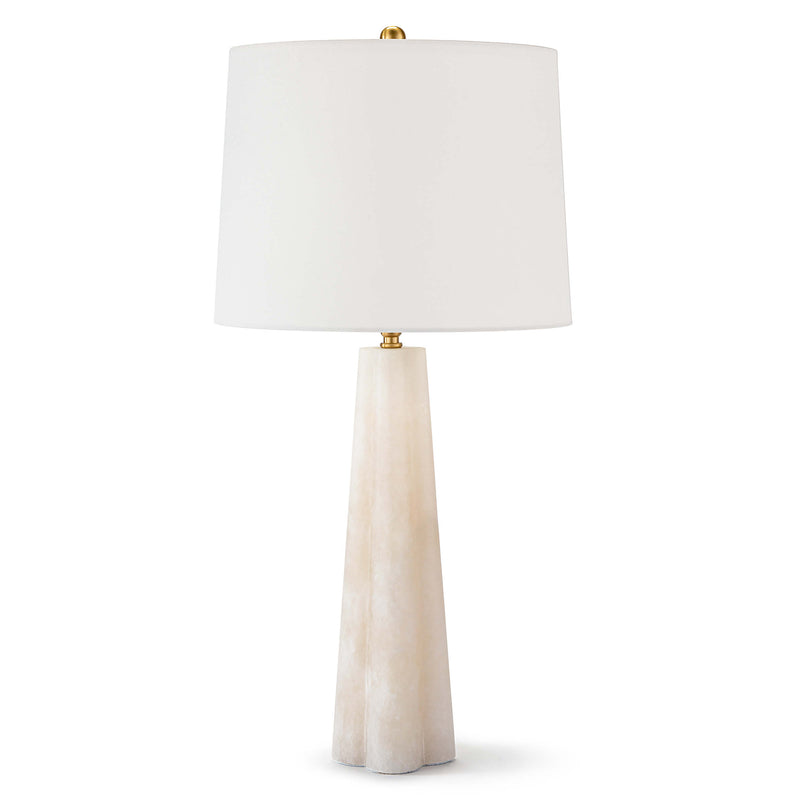 Regina Andrew Quatrefoil Alabaster Table Lamp